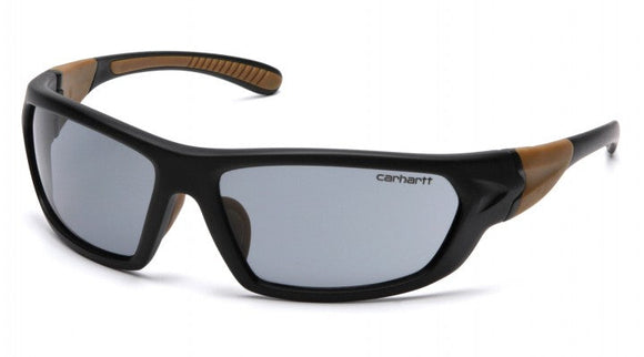 Pyramex Carhartt Carbondale Gray Lens with Black/Tan Frame (Black/Tan)