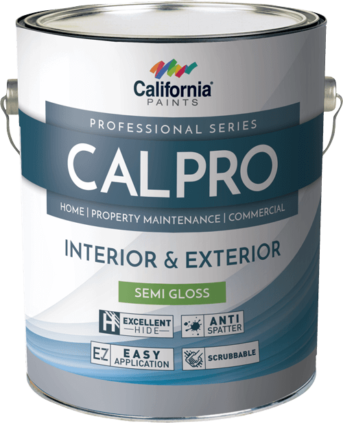 California Paint CalPro Interior/Exterior Series Semi Gloss Deep Base 1 Gallon, Gray Seal (1 Gallon, Gray Seal)