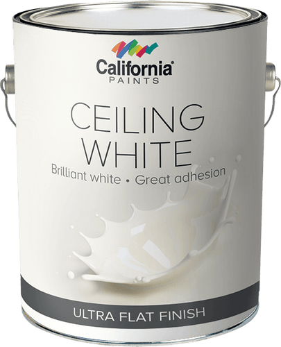 California Products Latex Ceiling White 1 Gallon (1 Gallon, White)