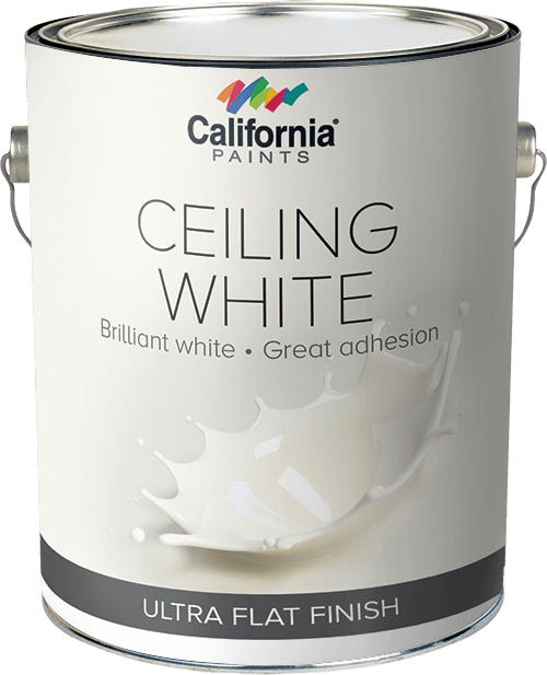 California Products Latex Ceiling White 1 Gallon (1 Gallon, White)