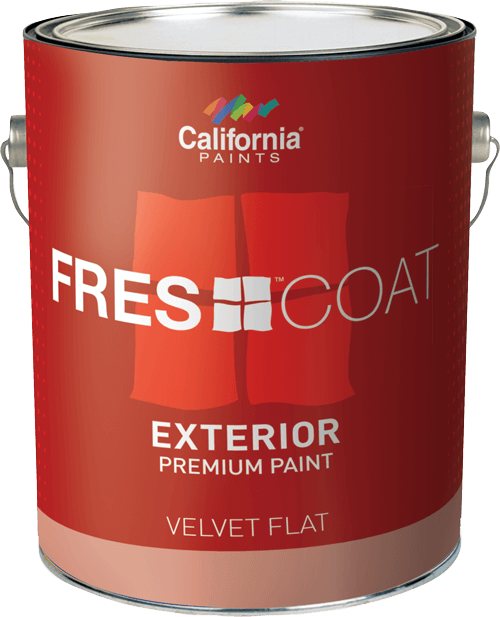 California Products Fres~Coat Premium Exterior Paint 1 Gallon Black (1 Gallon, Black)