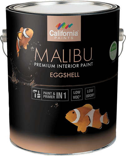 California Products Malibu Premium Interior Paint Eggshell Pastel Base - 1 Gallon (1 Gallon)