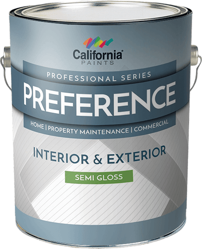 California Products Preference Interior & Exterior Paint Semi Gloss Medium Base - 1 Gallon (1 Gallon)