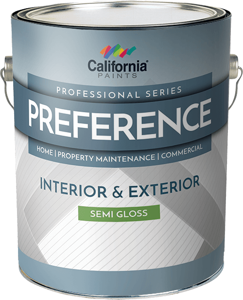 California Products Preference Interior & Exterior Paint Semi Gloss Medium Base - 1 Gallon (1 Gallon)