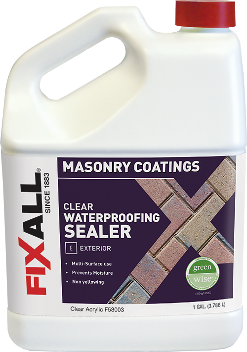 FixAll Clear Waterproofing Sealer Clear - 1 Gallon