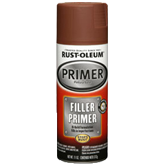 Rust-Oleum Filler Primer Spray 11 oz Red (17 Oz, Red)