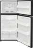 Frigidaire Top Freezer Refrigerator with 18.3 cu. ft. Capacity LED Lighting Black