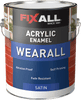 FixAll  Wearall Acrylic Enamel Satin Chestnut - 1 Gallon (1 Gallon, Chestnut)