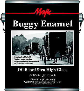 BUGGY PAINT OIL BASE HI GLOSS BK QT