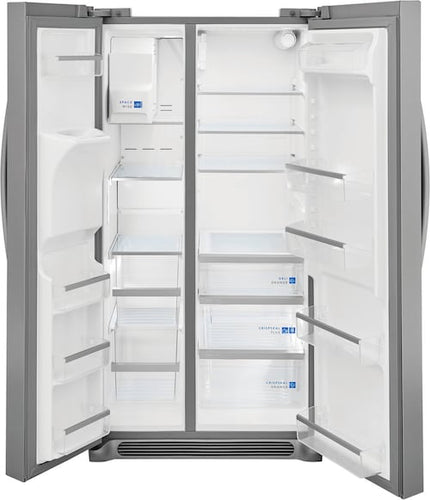 Frigidaire Gallery 25.6 Cu. Ft. 36 Standard Depth Side by Side Refrigerator Stainless Steel