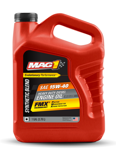 Mag 1® Synthetic Blend 15w-40 Ck-4 Heavy Duty Diesel Engine Oil 1 Gallon (1 Gallon)