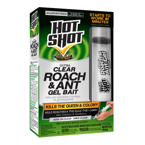 Hot Shot Ultra Clear Roach & Ant Gel Bait 2.5 oz. (2.5 oz.)