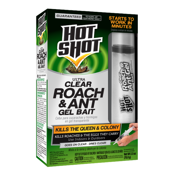 Hot Shot Ultra Clear Roach & Ant Gel Bait 2.5 oz. (2.5 oz.)