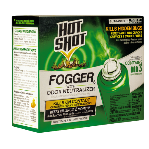 HOT-SHOT FOGGER6 WITH ODOR NEUTRALIZER (3, 2-oz cans)