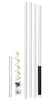 BestNest Heath Telescoping Martin House and Gourds Pole, White, 15' (15', White)