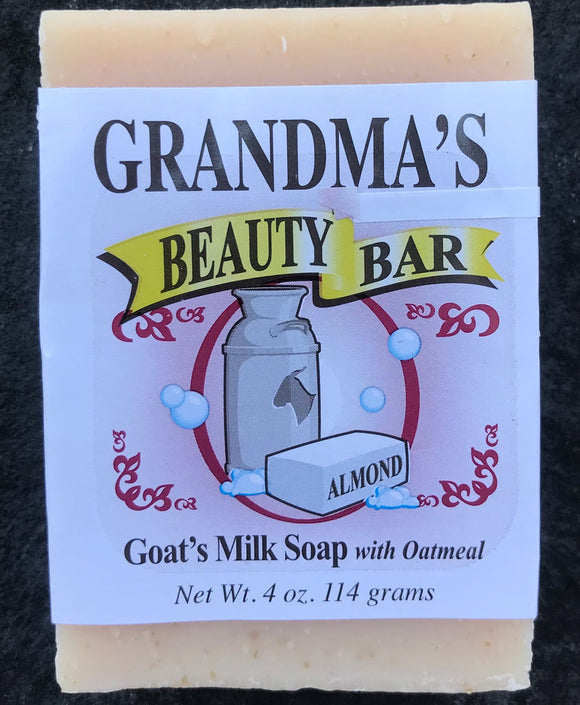 GRANDMA'S Beauty Bar with Goat's Milk, 4.0 oz. Almond (4 oz.)