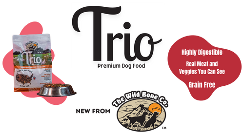 The Wild Bone Co. Trio Premium Dog Food, 3 Lb (3 Lbs)