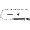 National Black Door Stop Spring Chain