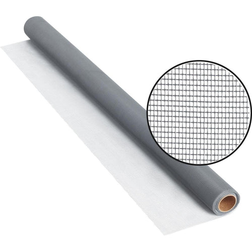 Phifer 36 In. x 25 Ft. Gray Fiberglass Screen Cloth