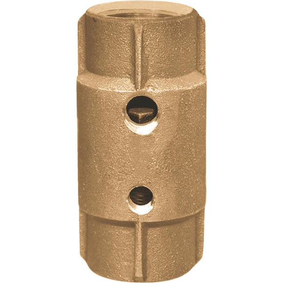 Simmons 1-1/4 In. Silicon Bronze Spring Loaded Check Valve