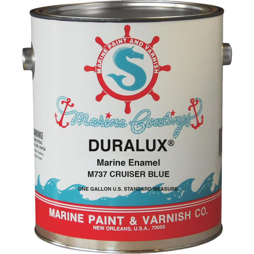 DURALUX Gloss Marine Enamel, Cruiser Blue, 1 Gal.