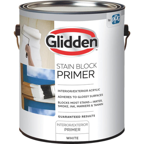 Glidden Stain Block Primer; Interior/Exterior Primer 1 Gallon