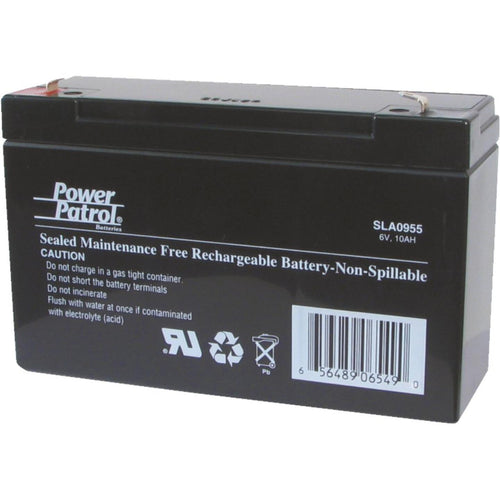 Interstate All Battery Power Patrol 6V 10A Security System Battery