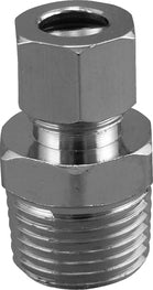 Plumb Pak Straight Pipe to Tube Adapter, 1/2 X 3/8 in, MIP X Compression