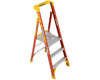 Werner 9ft Reach Height Fiberglass Podium Ladder 3ft Type IA Pd6203 (9 ft.)