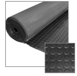 Little Giant 49-Foot Round Dot Rolled Rubber Mat