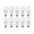 Satco 11419 - 14A19/LED/E26/850/120V/10PK S11419 A19 A Line Pear LED Light Bulb (14W)