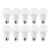 Satco 11437 - 12A19/LED/E26/830/120V/10PK S11437 A19 A Line Pear LED Light Bulb (12W)