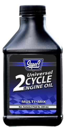 Smittys Supply Super S® Universal Air-Cooled Blue 2-Cycle Mixing Oil 8 oz. (8 oz.)