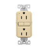 Eaton Slim GFCI Receptacle TRGF15V (15A, Ivory)