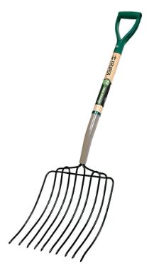 Truper Tools Tru Pro 10-Tine Manure Fork D-Handle (30-Inch Manure Fork)