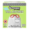 Ultrasac 13 Gallon 0.9 MIL Fresh Scent White Drawstring Tall Kitchen Trash Bags (13 Gallon)