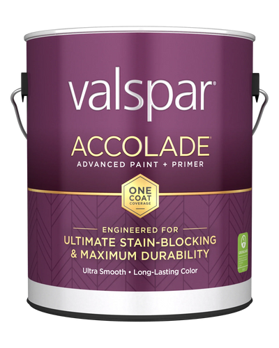 Valspar® Accolade® Interior Paint + Primer Satin 1 Quart Ultra White (1 Quart, Ultra White)