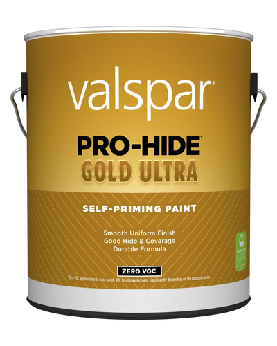 Valspar® Pro-Hide® Gold Ultra Interior Self-Priming Paint Eggshell 1 Gallon Tint White (1 Gallon, Tint White)