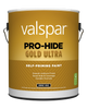 Valspar® Pro-Hide® Gold Ultra Interior Self-Priming Paint Satin 1 Gallon Tint White (1 Gallon, Tint White)