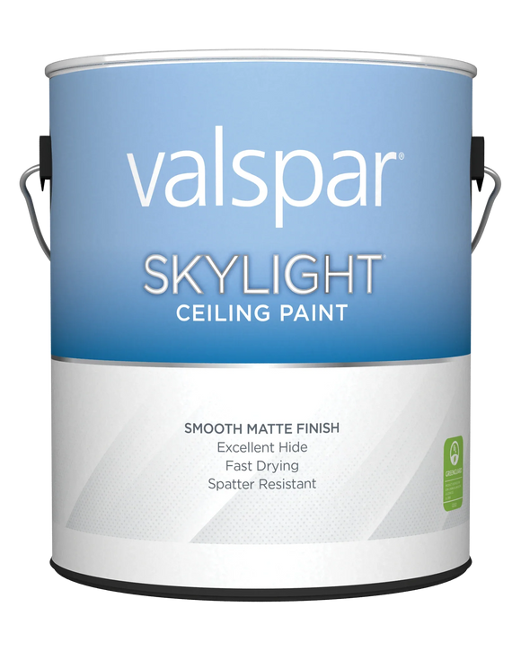 Valspar® Skylight® Ceiling Paint Flat 1 Gallon White (1 Gallon, White)