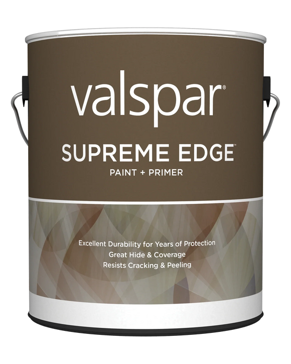 Valspar® Supreme Edge™ Exterior Paint & Primer Semi-Gloss 1 Quart Clear Base (1 Quart, Clear Base)