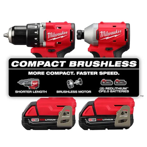 Milwaukee M18™ Compact Brushless 2-Tool Combo Kit