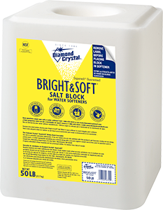 Diamond Crystal BRIGHT & SOFT® WATER SOFTENER SALT BLOCK