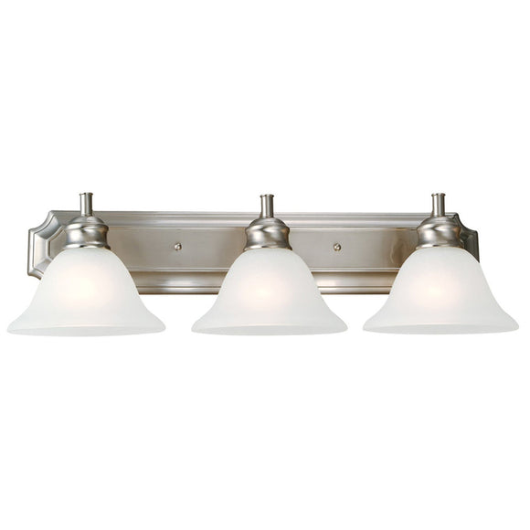 Design House  Bristol Vanity Light in Satin Nickel, 3-Light (Satin Nickel)