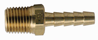 K-T Industries Hose End 1/4 Male Npt X 1/4'' Barb (1/4 x 1/4'')