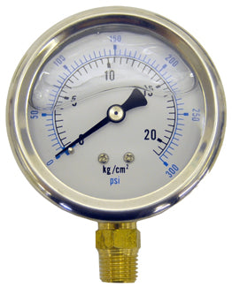 K-T Industries 2-1/2 Oil Filled Gauge 0-250 Psi (2-1/2)