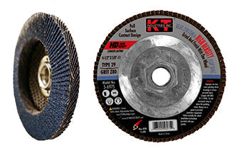 K-T Industries 4.5 X 5/8-11 X 80g T29 Hd Bz Flap Disc (4.5 X 5/8-11 X 80g)