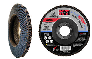 K-T Industries 4.5 X 7/8 X 40g T29 Hd Bz Flap Disc (4.5 X 7/8 X 40g)