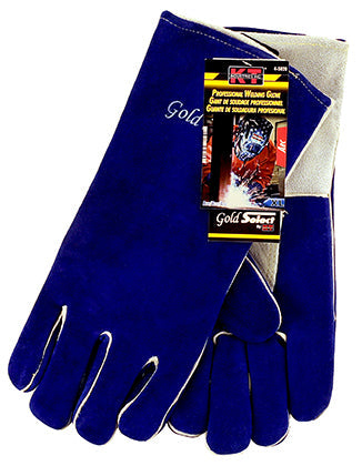 K-T Industries Premium Grade Blue Welding Glove Xl (Extra Large, Blue)