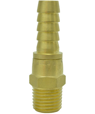 K-T Industries Full Port Brass Swivel End 1/4M X 3/8 (1/4'' X 3/8)